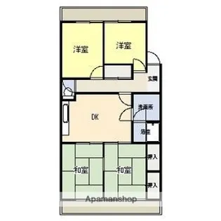 アメニティ真栄【2階】の間取り