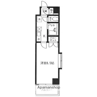 フラットIM..【3階】の間取り