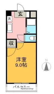 ピュアグリーン高社.【2階】の間取り