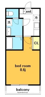 アクシス 宝が丘【1階】の間取り