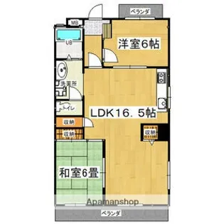 エンプレス 名東【2階】の間取り