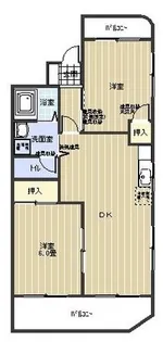 メゾンアイレス【2C号室】の間取り