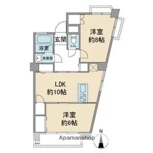 浅野ビル【5階】の間取り