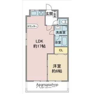 フロント上社.【2階】の間取り
