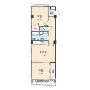 グランヴェル西山.【2階】の間取り