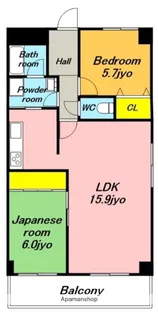 ファミール イレブン【1階】の間取り