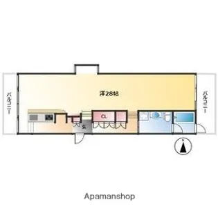 ザ アパートメントライフ【2階】の間取り