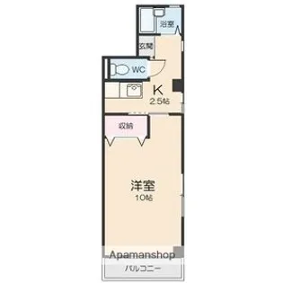 アーバンライフ牧の里.【4階】の間取り