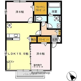 エトワール香久山【2階】の間取り
