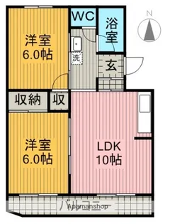 ローヤル山峰【1階】の間取り