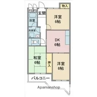 ヴィラサンシャインⅡ【3階】の間取り