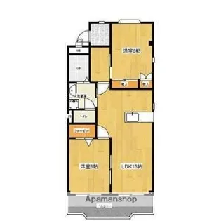 ハートフル鴨田.【2階】の間取り