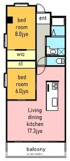 ベルハイツ司.【3階】の間取り