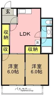 愛知県名古屋市名東区亀の井2丁目【マンション】の間取り