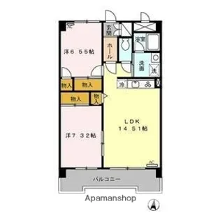 ワイズハウス2.【2階】の間取り