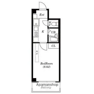 WESTIN星ヶ丘【3階】の間取り