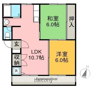 コルミー本郷@【3階】の間取り