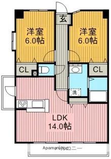 プライム伸和.【1階】の間取り