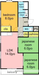 セレニール高間.【3階】の間取り