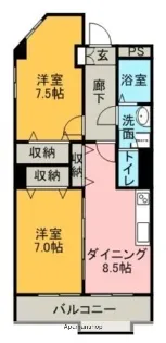 イダカダイビル.【2階】の間取り