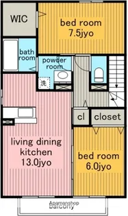 ザサン.【2階】の間取り