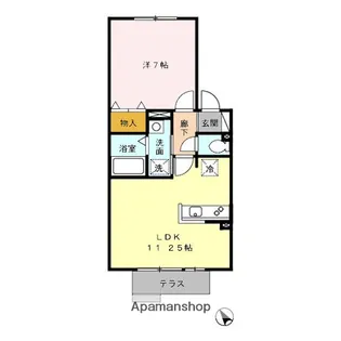 愛知県日進市竹の山2丁目【アパート】の間取り