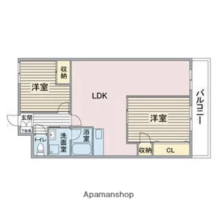 グレース貴船.【1階】の間取り