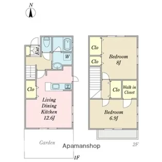 梅森坂の樹【1階】の間取り