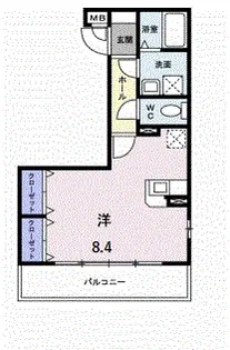ベル・アルカンシェル【201号室】の間取り