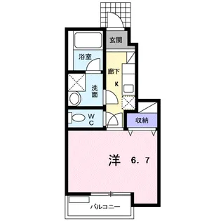 ハレレア【1階】の間取り