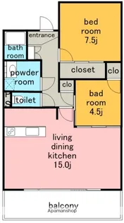 アークイオ2.【1階】の間取り
