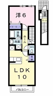 ローレルNK【2階】の間取り