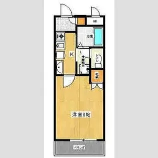 ブランシュール【2階】の間取り