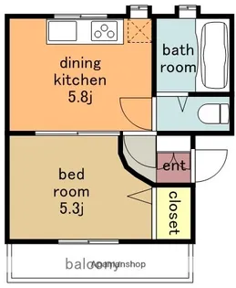 アビエス藤が丘.【3階】の間取り