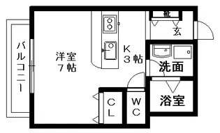 アネックス【1階】の間取り