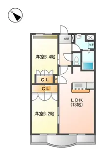 WITH D【1階】の間取り
