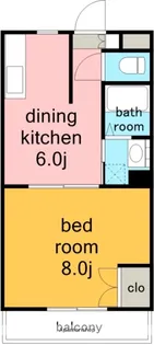 ヒルロック167.【3階】の間取り