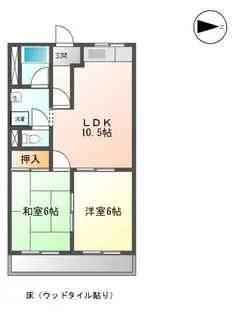 エルハイム旭【2階】の間取り