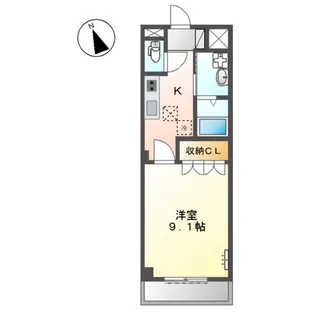 エルマーナ【103号室】の間取り