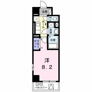 アステール【4階】の間取り