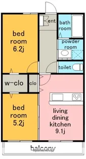 ソーヴィニヨン・ハート.【3階】の間取り