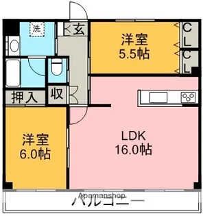 ステラ梅森坂.【1階】の間取り