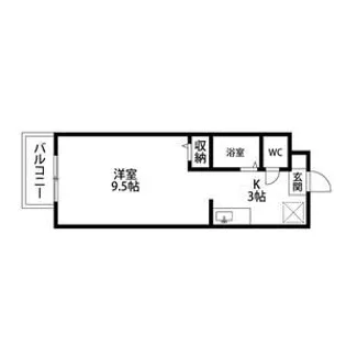 名古屋インターマンション【2階】の間取り
