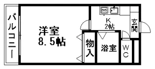 サンプラスⅢ【3階】の間取り