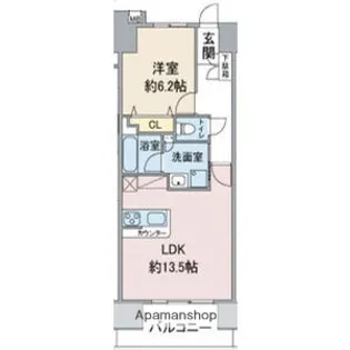 スリーアイランドタワー星ヶ丘.【11階】の間取り