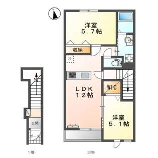 LAPULE(ラプレ)【2階】の間取り