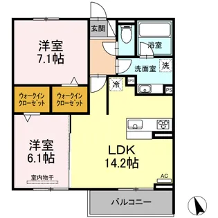 ルフトハウス【3階】の間取り