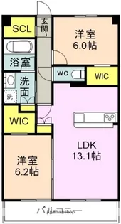 エトワール社が丘.【4階】の間取り