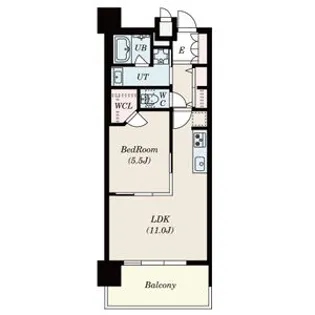 S-RESIDENCE本郷2【13階】の間取り