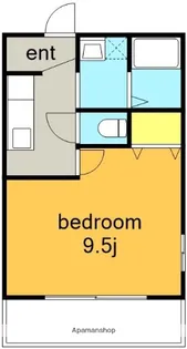 フォーブル平和が丘【1階】の間取り